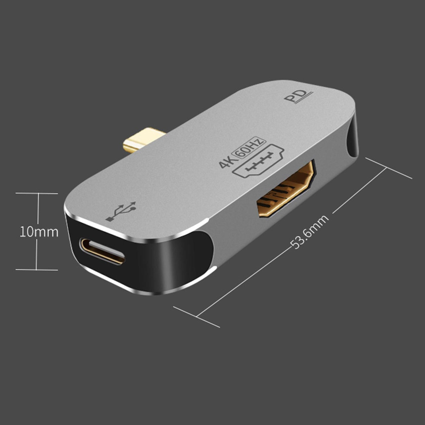 3 in1 Docking Station Type-C DP PD Charging Port Adapter Laptop Computer Large DP PD Type C A