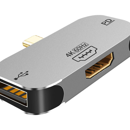 3 in1 Docking Station Type-C DP PD Charging Port Adapter Laptop Computer HDMI PD Type C F