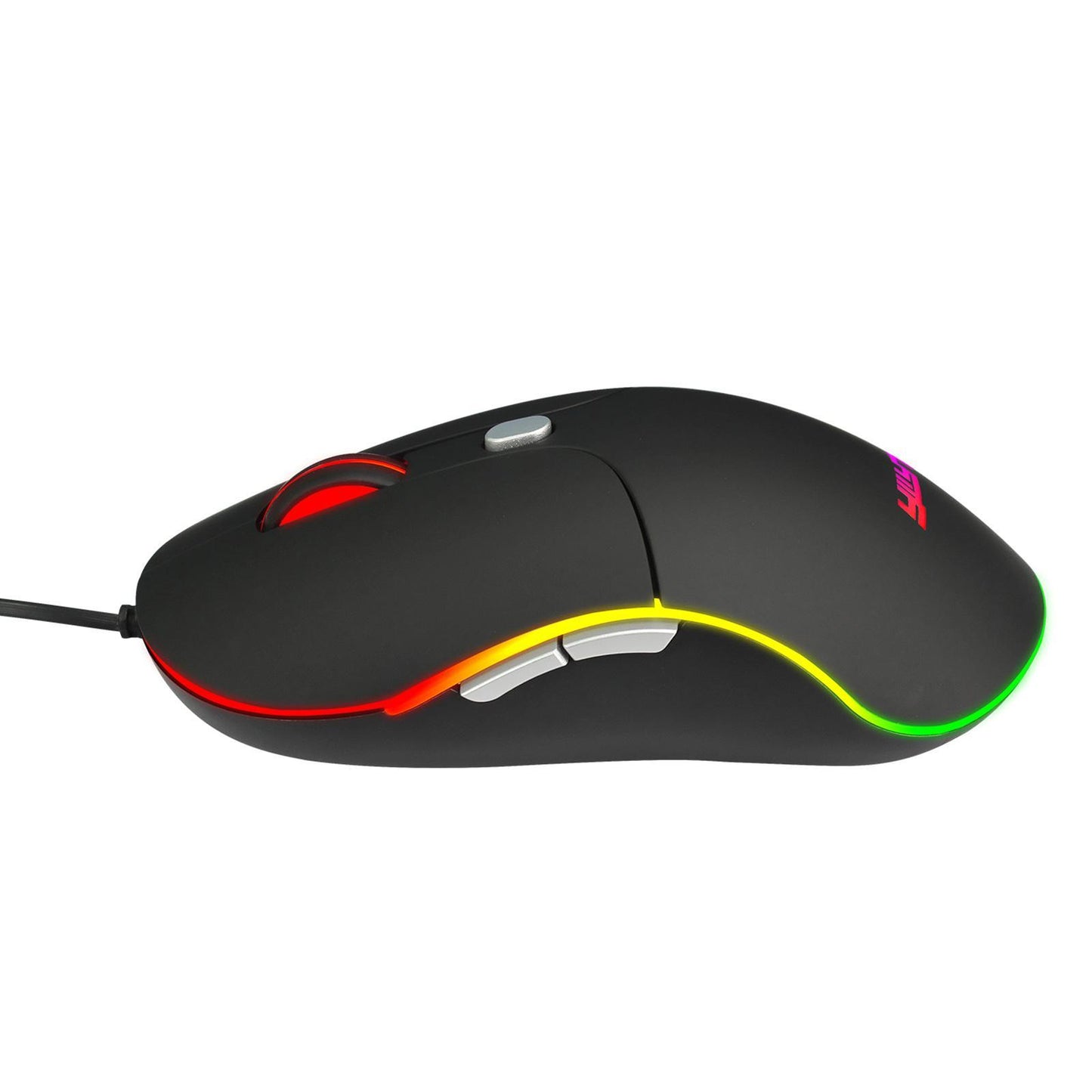 RGB Backlit Wired Gaming Mouse 3200 DPI Mice with Side Buttons Comfortable