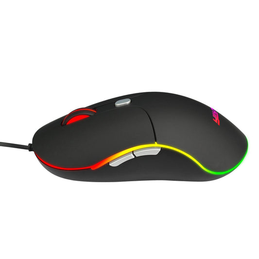 RGB Backlit Wired Gaming Mouse 3200 DPI Mice with Side Buttons Comfortable