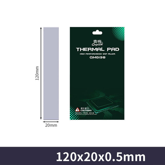 Silicone Thermal Pad 13.8 W/mK for CPU Coolers LED Cooler 120x20x0.5mm