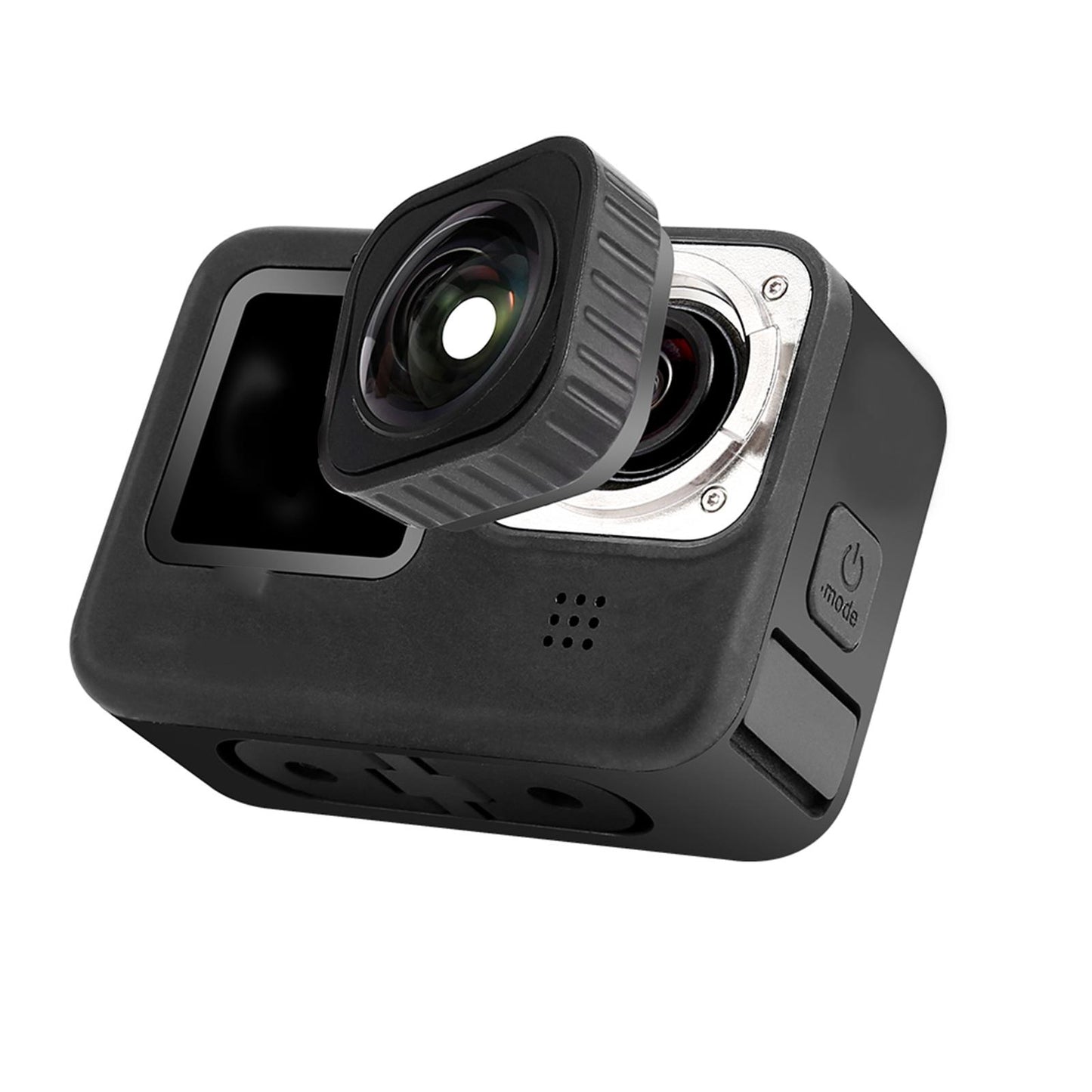 Media Mod Lens Mod Display Mod Aluminum Alloy Frame Black Lens Accessories