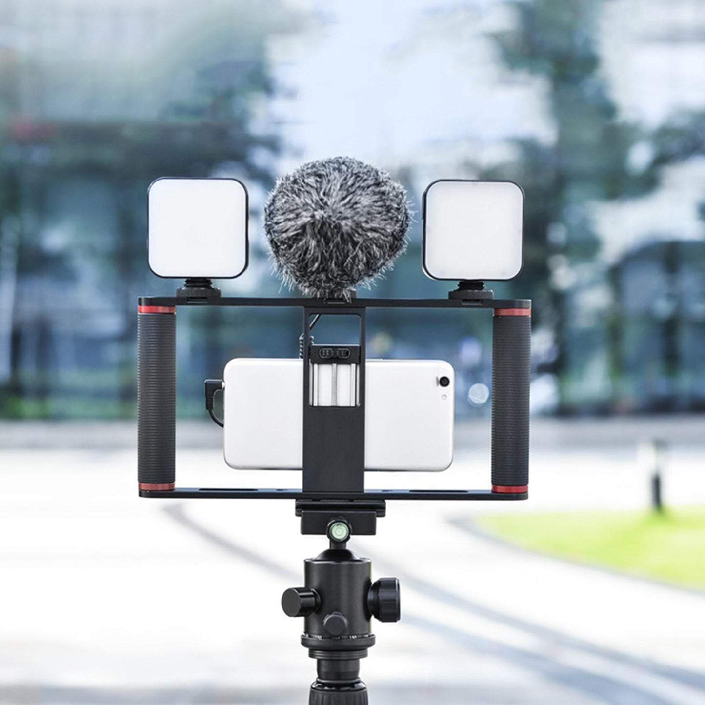 Aluminum Video Rig Stabilizer for Phones Camera Videographer Films Recording