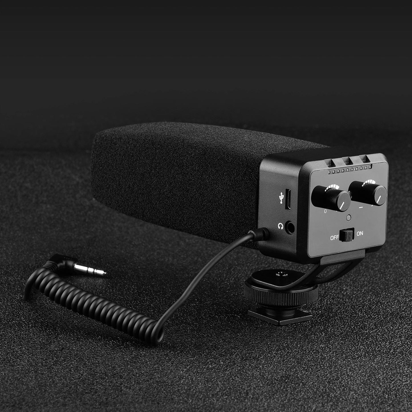 Camera Microphone Recording Video Mic for Smartphone Camera with 3.5mm Plug