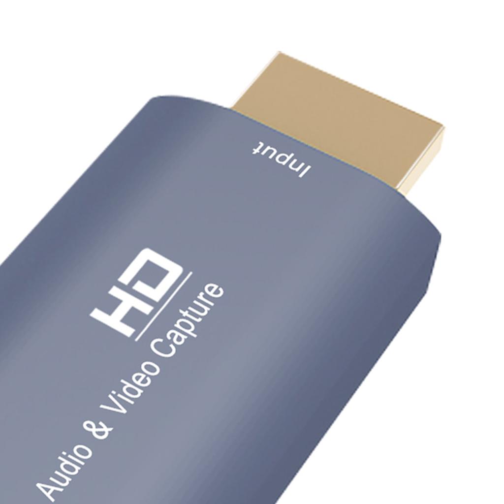 Audio Capture Cards HDMI Male to USB Gaming Streaming Teaching Camcorder