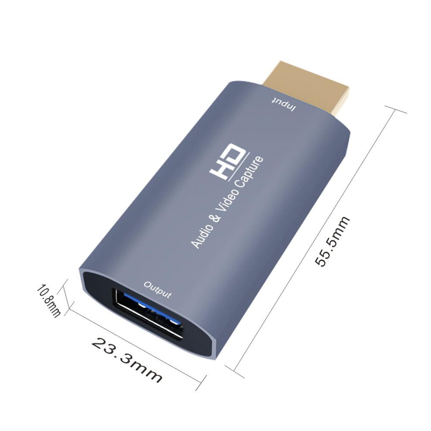 Audio Capture Cards HDMI Male to USB Gaming Streaming Teaching Camcorder