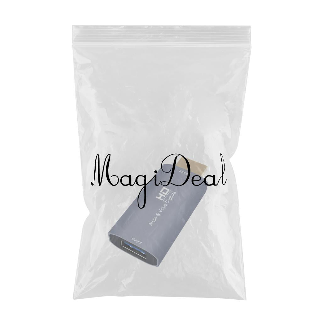 Audio Capture Cards HDMI Male to USB Gaming Streaming Teaching Camcorder