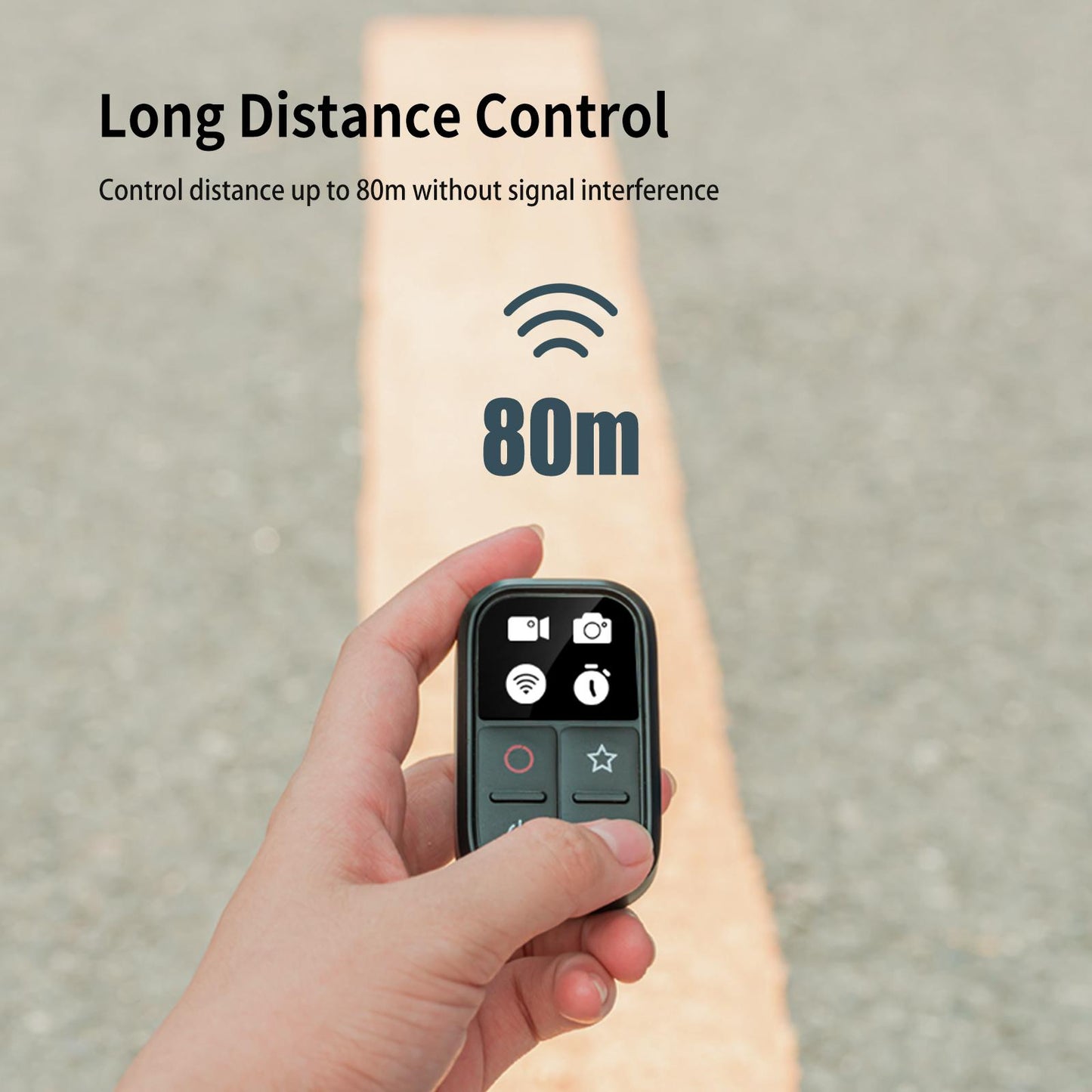 Waterproof Smart WIFI Remote Control for GoPro HERO 8/9/Max Camera
