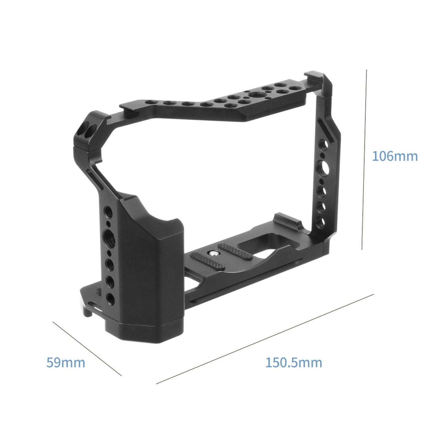 Camera Cage for Fuji X-T4 Mirrorless Camera 3/8 Locating Hole Shooting Rig"