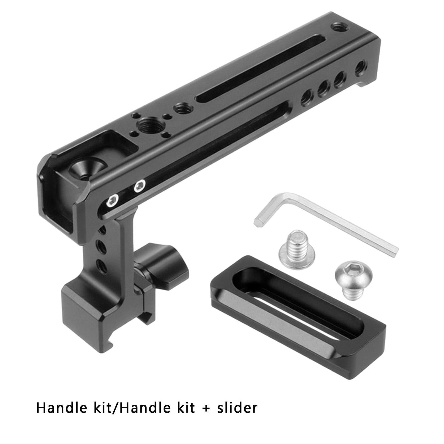 Top Side Cheese Handle Grip Universal for Balance DSLR Camera Cage LED Light No Slider