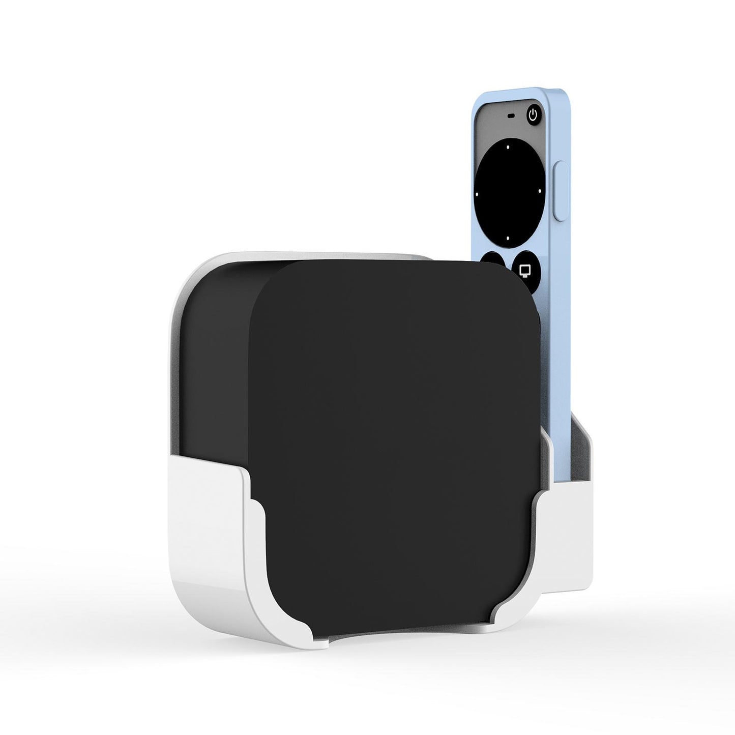 TV Mount Compatible For Apple TV 2nd 4 5 Bracket Holder with Remote  Black