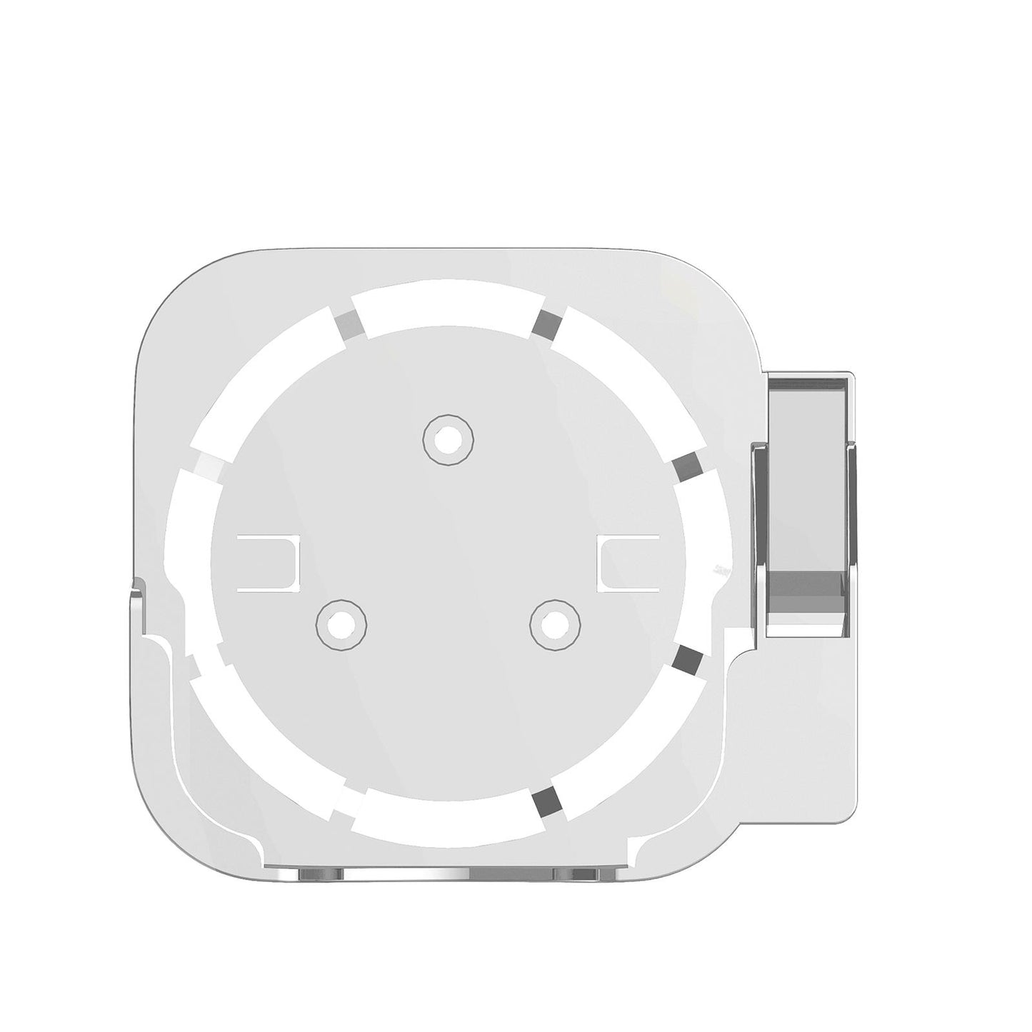 TV Mount Compatible For Apple TV 2nd 4 5 Bracket Holder with Remote  White