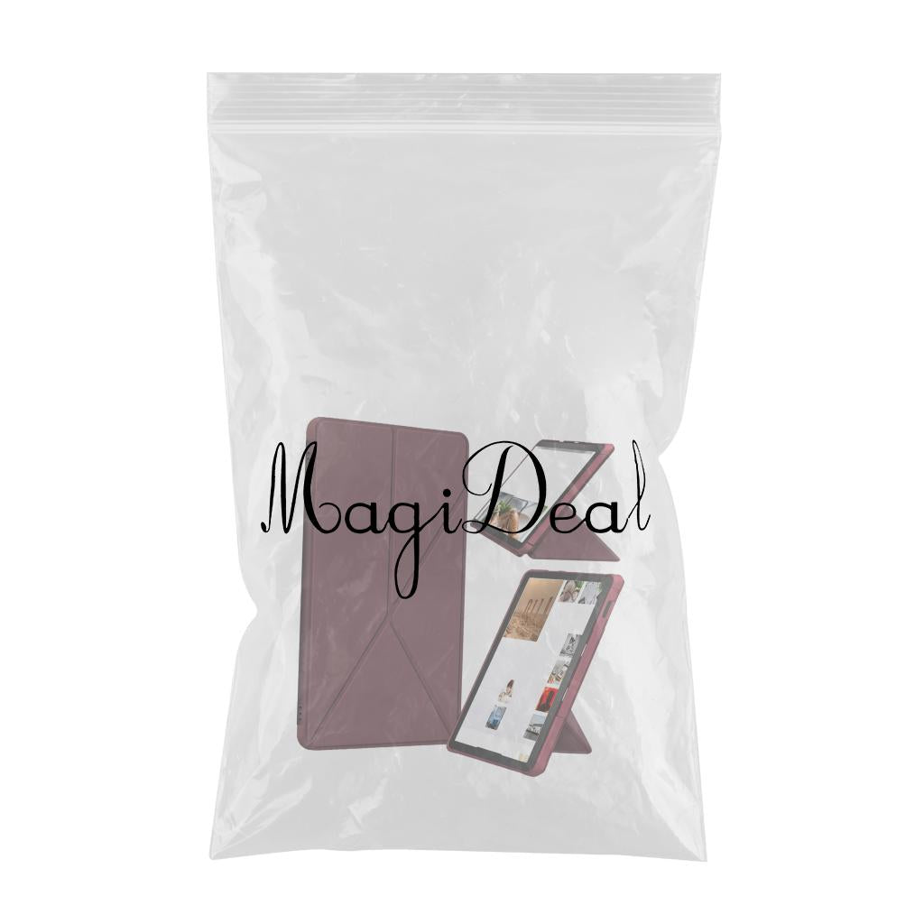 Ultra Slim Folding Protector Case Cover For Fire HD10 2021 Auto Wake red