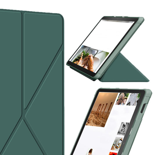 Ultra Slim Folding Protector Case Cover For Fire HD10 2021 Auto Wake green