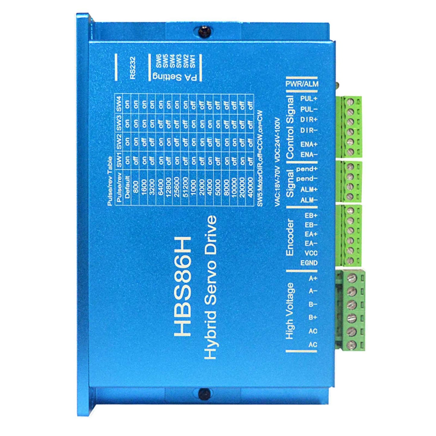 HBS860H Servo Stepper Motor Controller Accessories Replace 20-80VAC 1pc