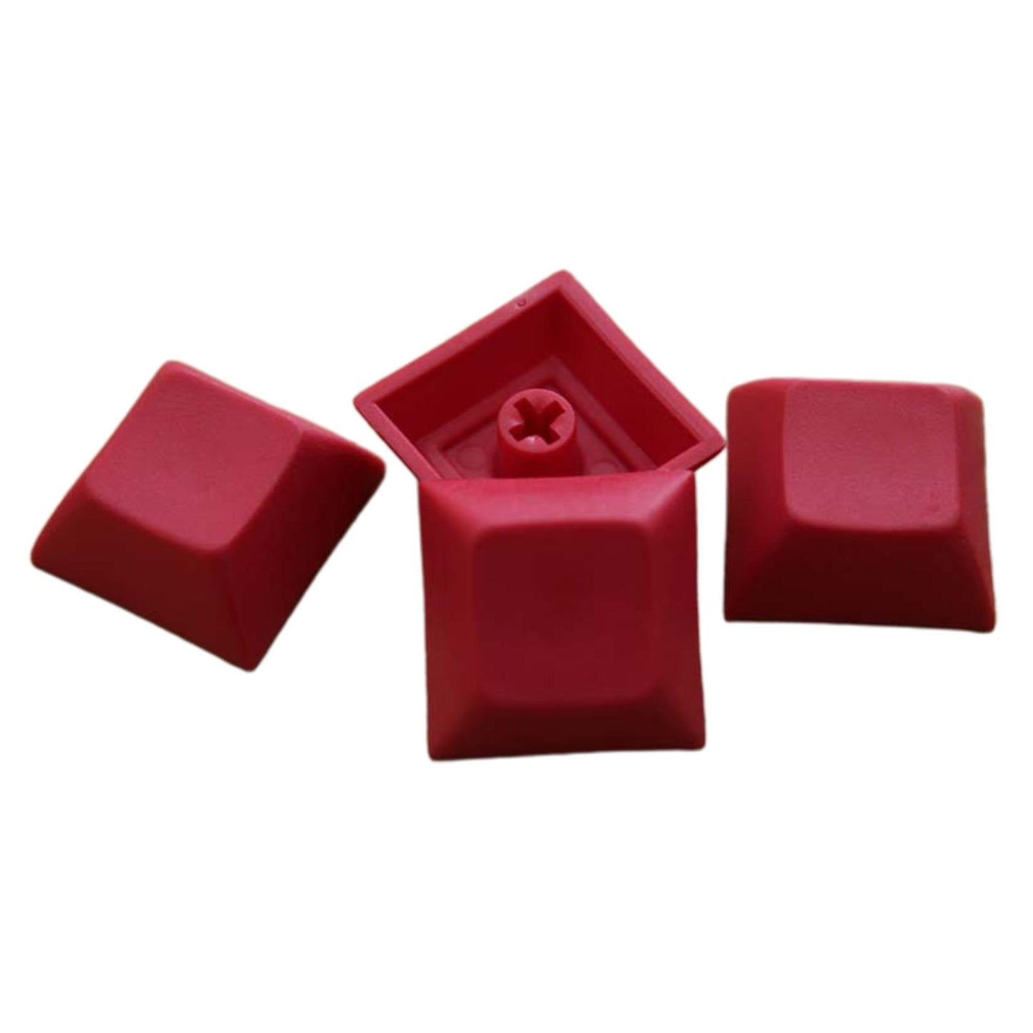 12Pcs PBT DSA Keycaps Blank for MX Switches Mechanical Keyboard Red