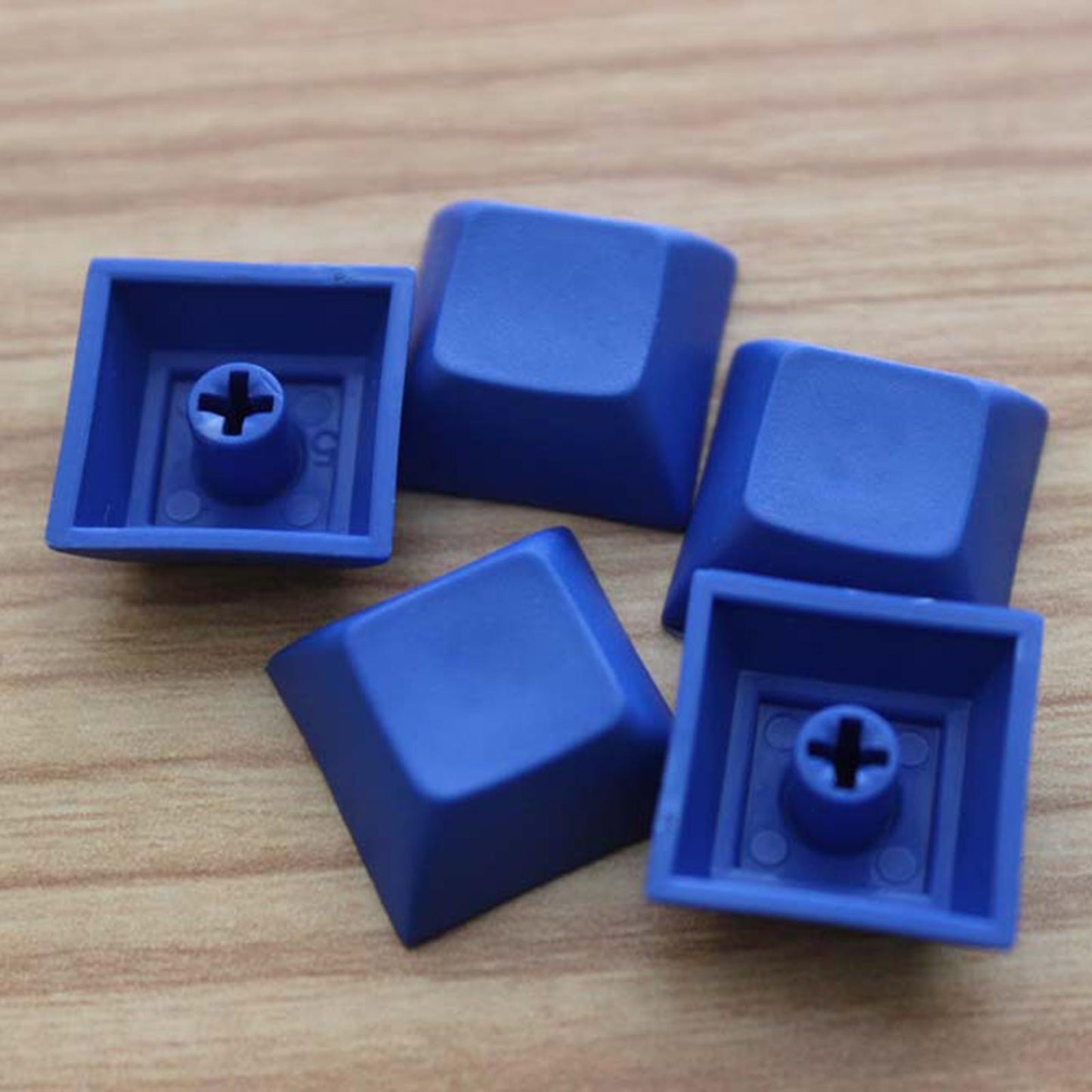 12Pcs PBT DSA Keycaps Blank for MX Switches Mechanical Keyboard Blue