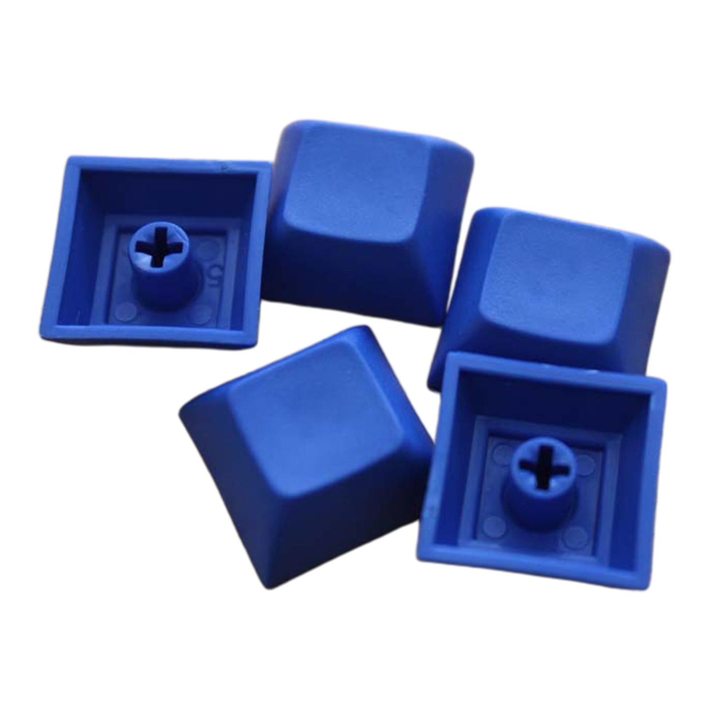 12Pcs PBT DSA Keycaps Blank for MX Switches Mechanical Keyboard Blue
