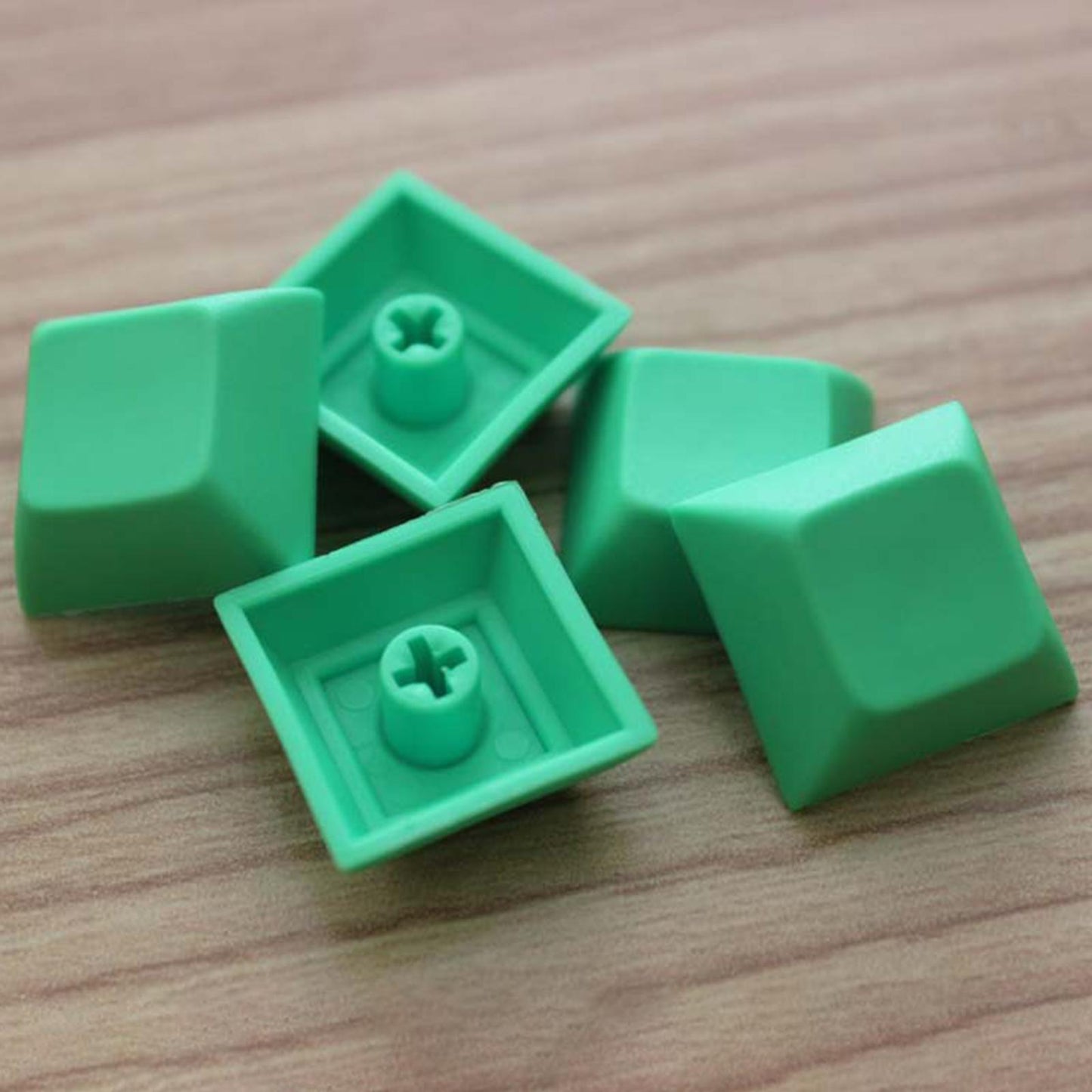 12Pcs PBT DSA Keycaps Blank for MX Switches Mechanical Keyboard Green