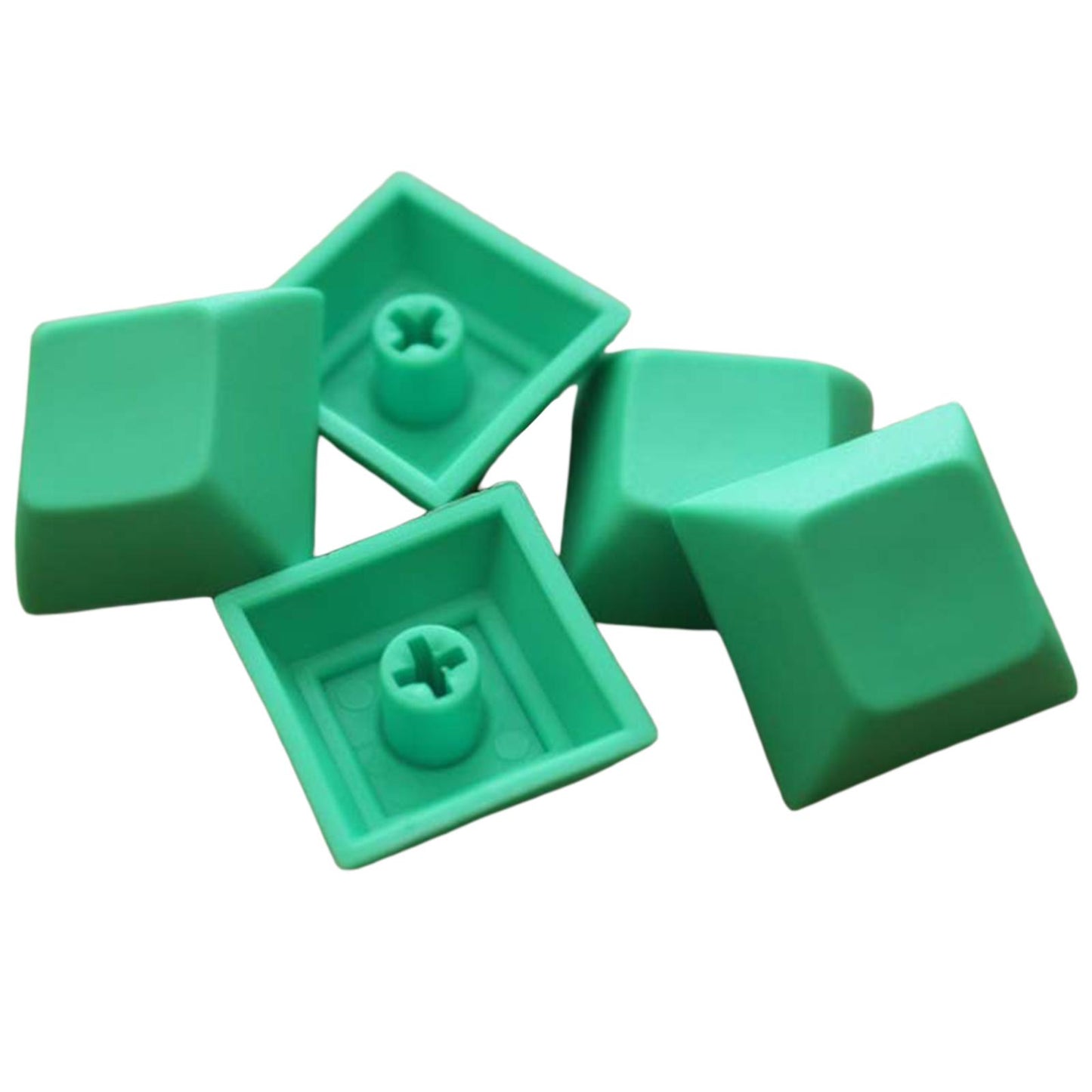 12Pcs PBT DSA Keycaps Blank for MX Switches Mechanical Keyboard Green