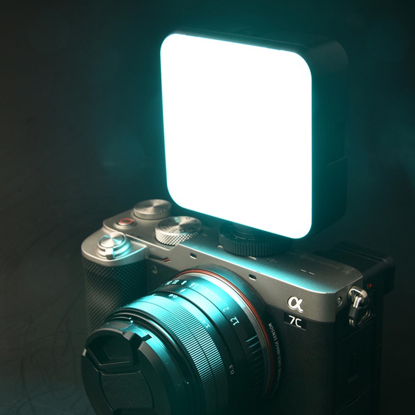 Portable RGB LED Video Light Panel Dimmable Mini Pocket Full Color