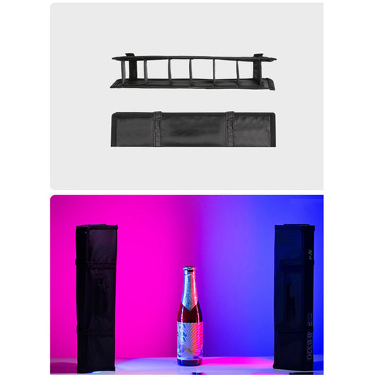 LED RGB Photography Light Wand Video Stick Handheld for YouTube with grid