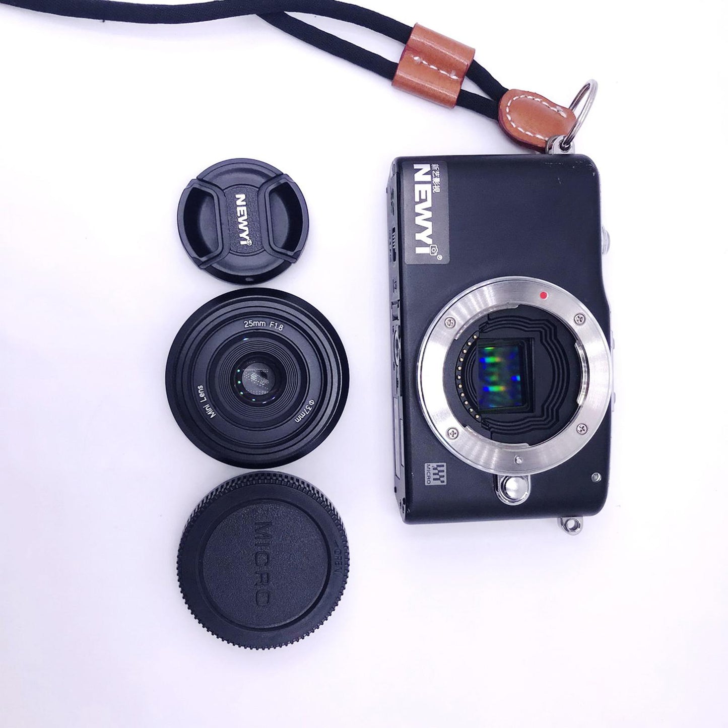 25mm F1.8 Manual Focus Fixed Lens Micro Wide Angle Lens Portable  M4 3