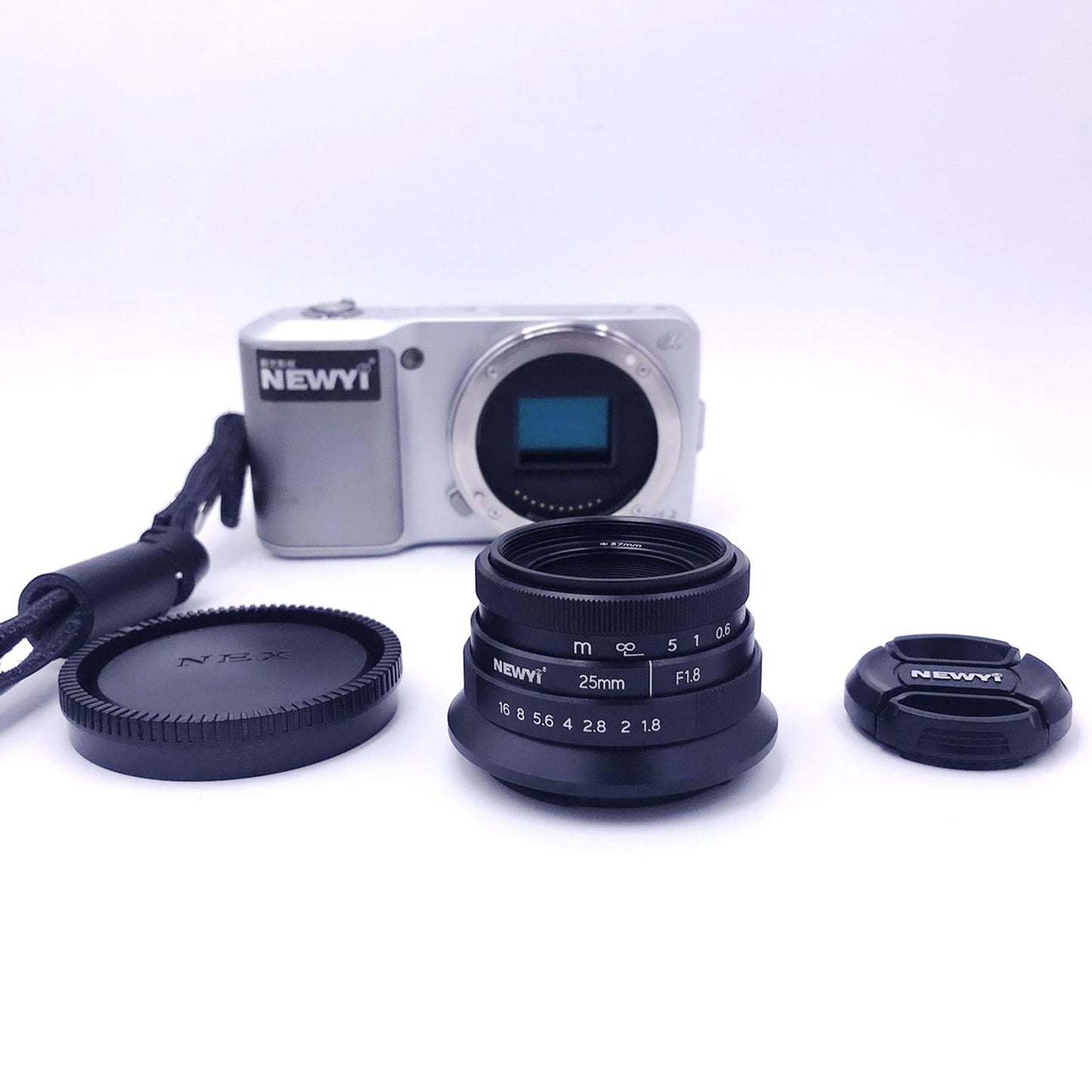 25mm F1.8 Manual Focus Fixed Lens Micro Wide Angle Lens Portable  NEX