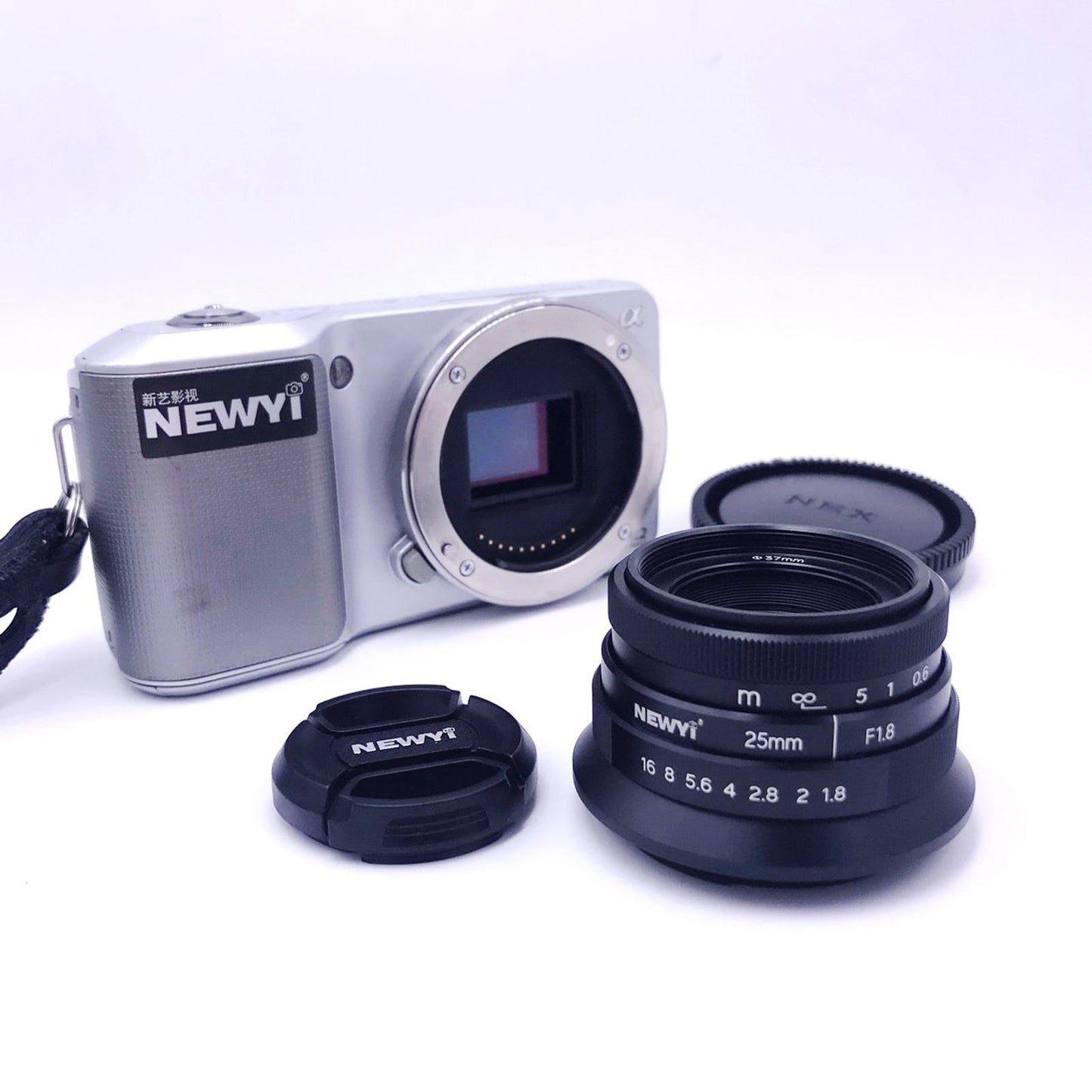25mm F1.8 Manual Focus Fixed Lens Micro Wide Angle Lens Portable  NEX