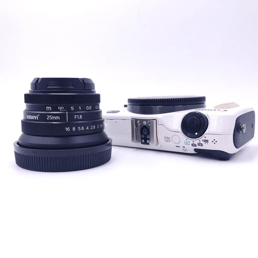25mm F1.8 Manual Focus Fixed Lens Micro Wide Angle Lens Portable  EOS M
