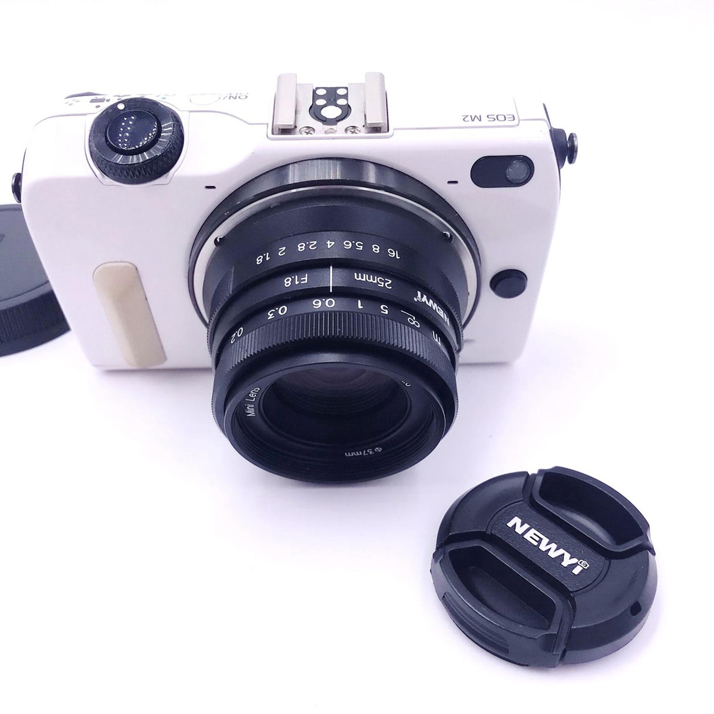 25mm F1.8 Manual Focus Fixed Lens Micro Wide Angle Lens Portable  EOS M