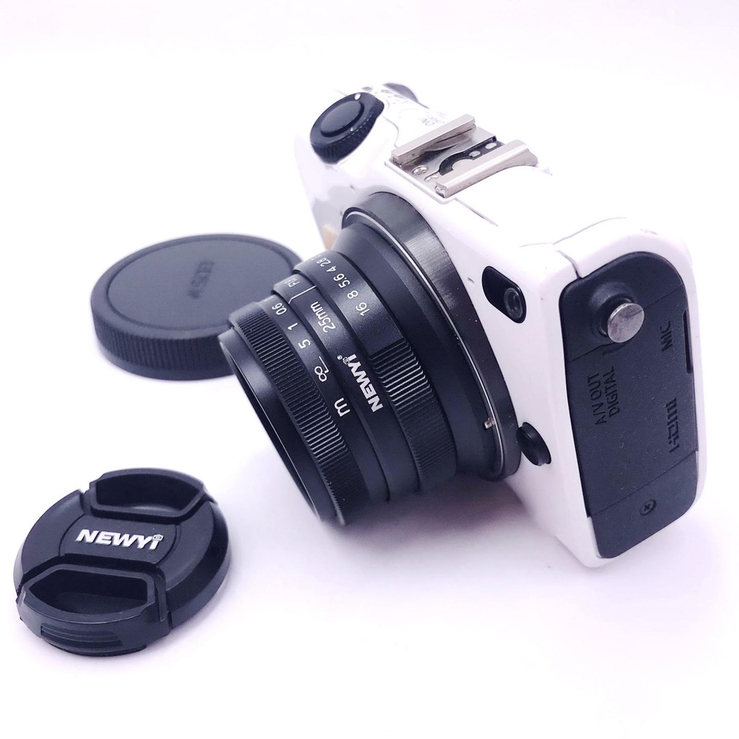 25mm F1.8 Manual Focus Fixed Lens Micro Wide Angle Lens Portable  EOS M