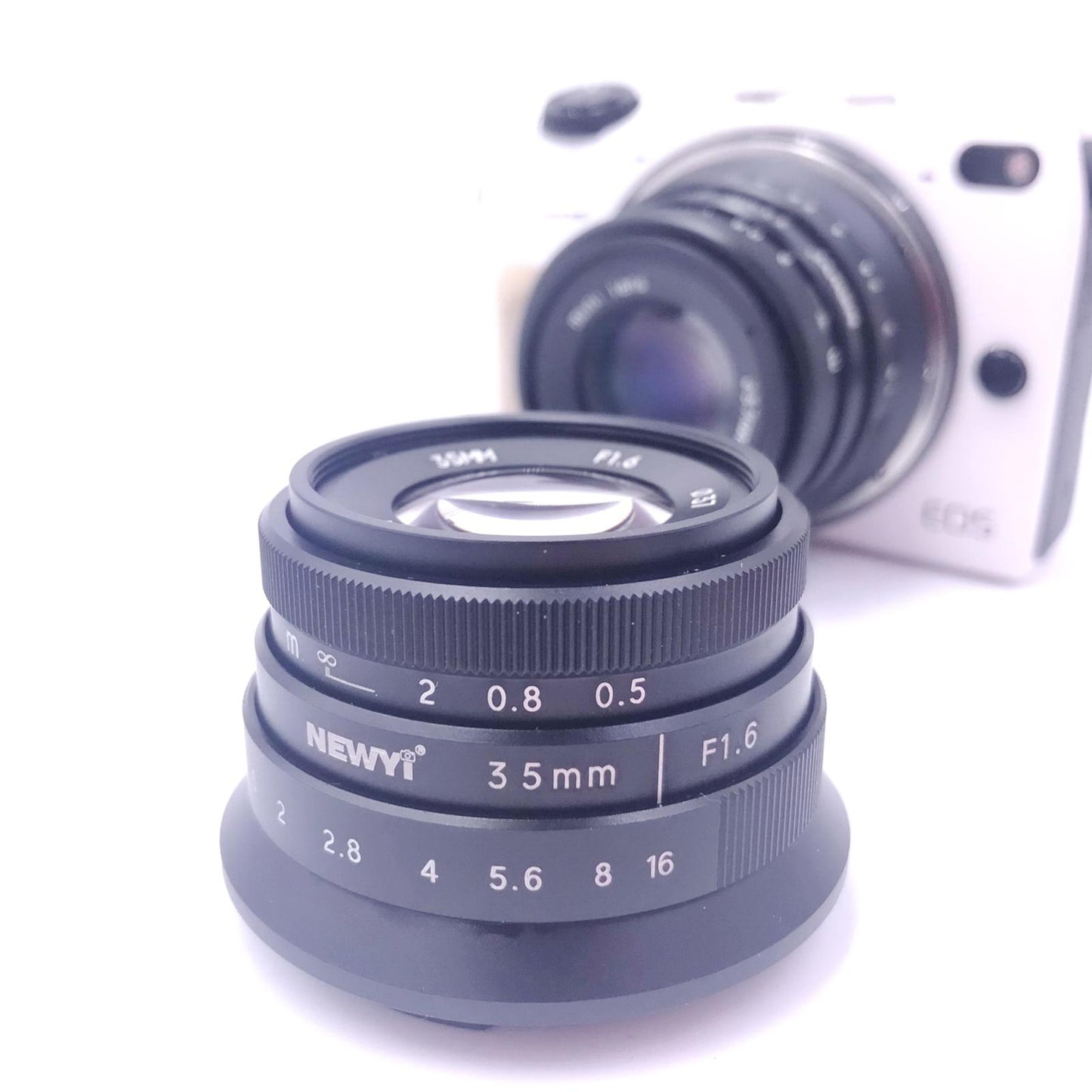 35mm f/1.6 APS-C Manual Fixed Camera Lens for Canon EOS M M2 M5 M6 M100