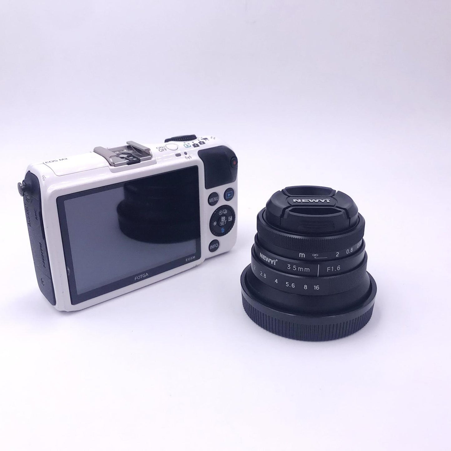 35mm f/1.6 APS-C Manual Fixed Camera Lens for Canon EOS M M2 M5 M6 M100