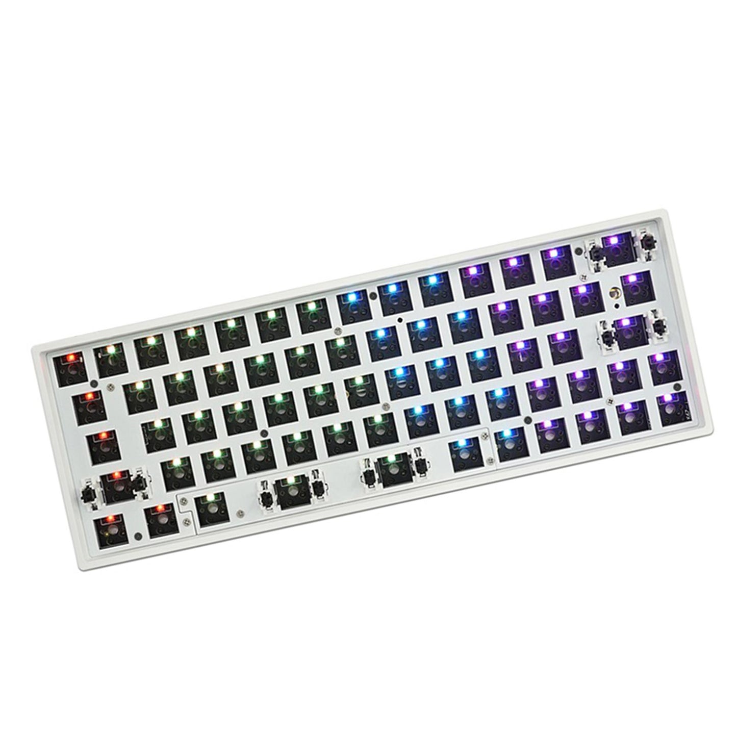 GK64x RGB Hot Swap Custom DIY Wired Kit Replaces for 60% Keyboard White
