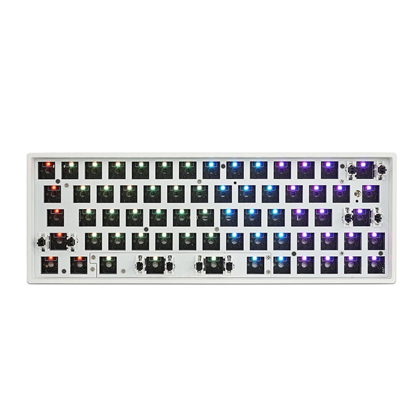 GK64x RGB Hot Swap Custom DIY Wired Kit Replaces for 60% Keyboard White