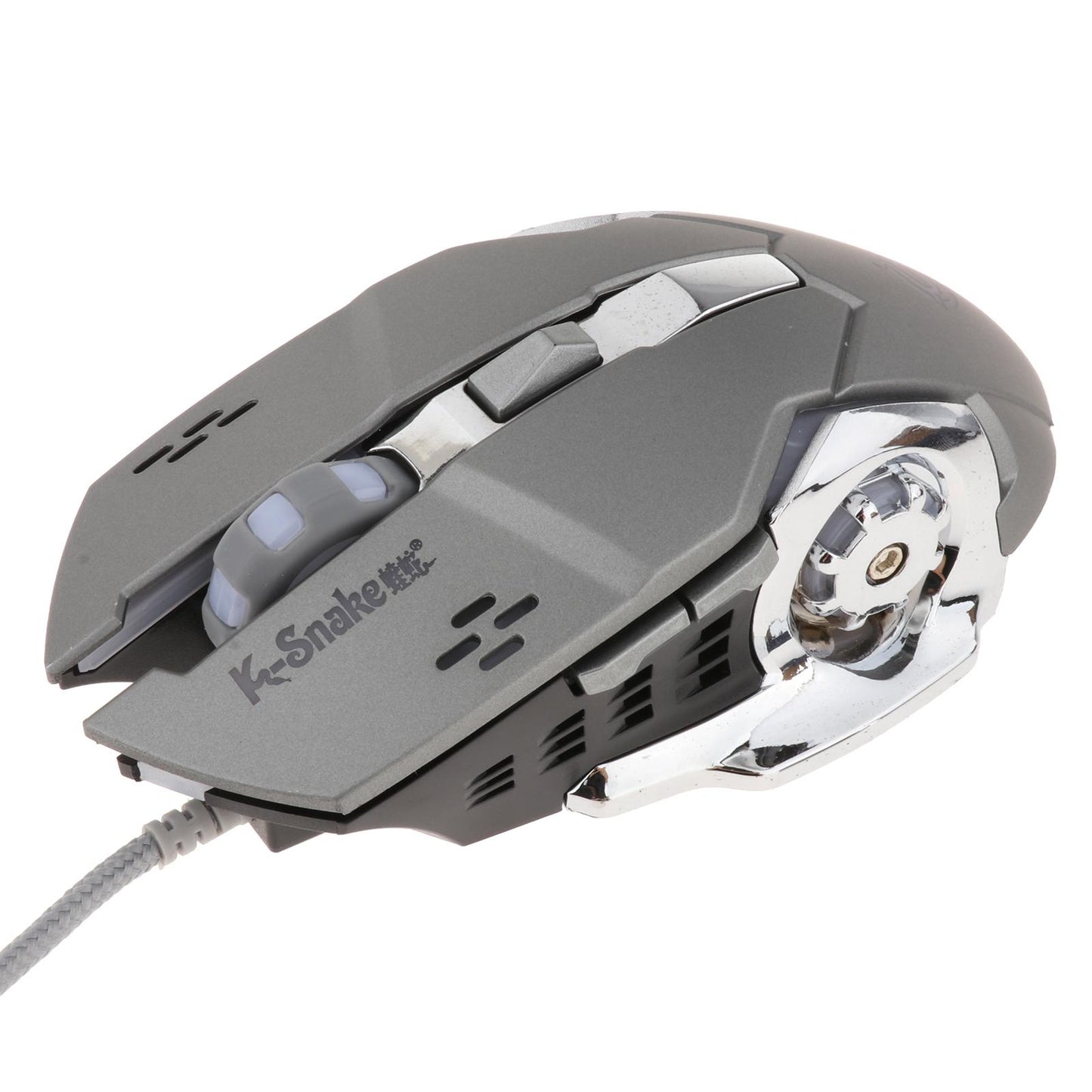 Wired Gaming Mouse for Computer Desktop Laptop PC Universal  gray