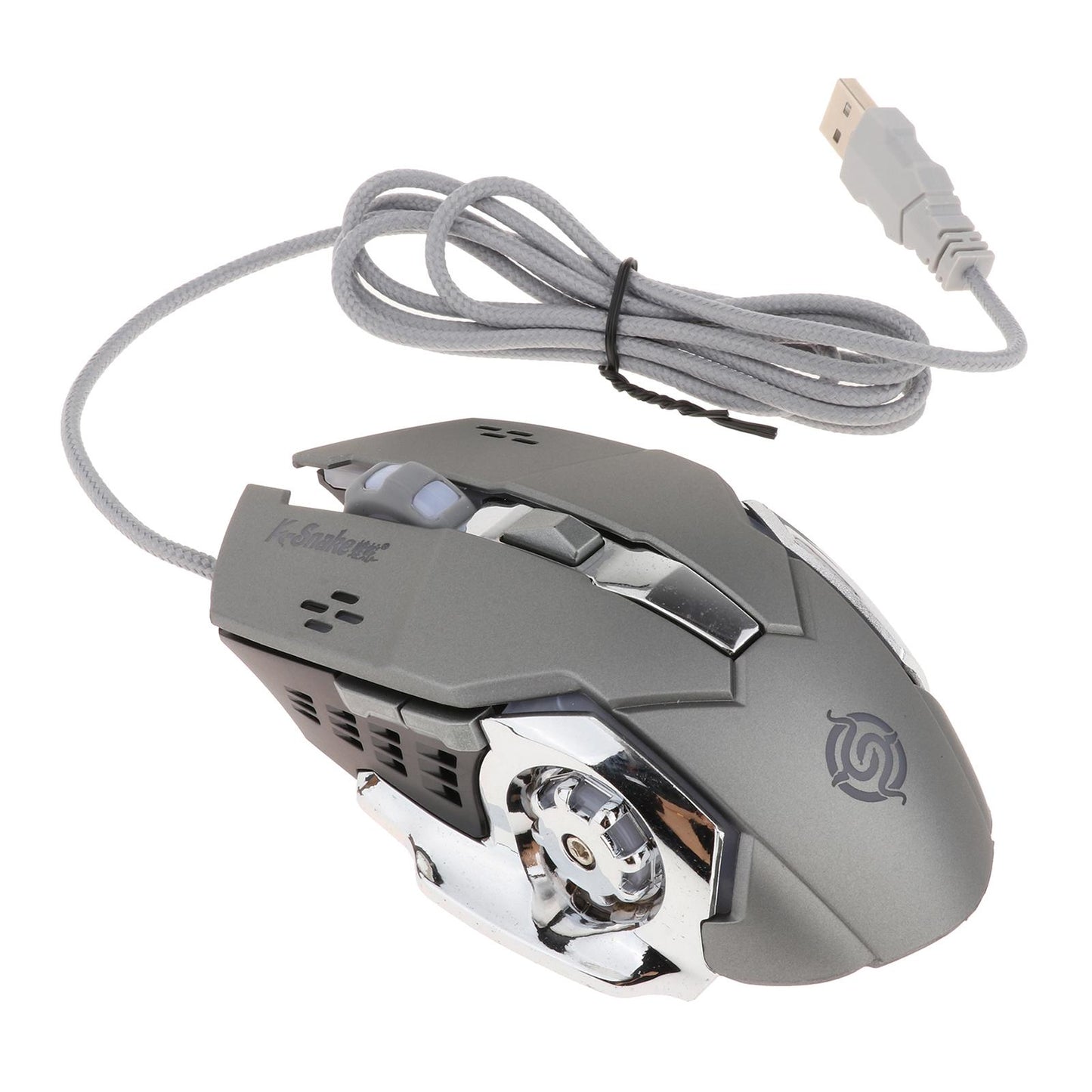 Wired Gaming Mouse for Computer Desktop Laptop PC Universal  gray