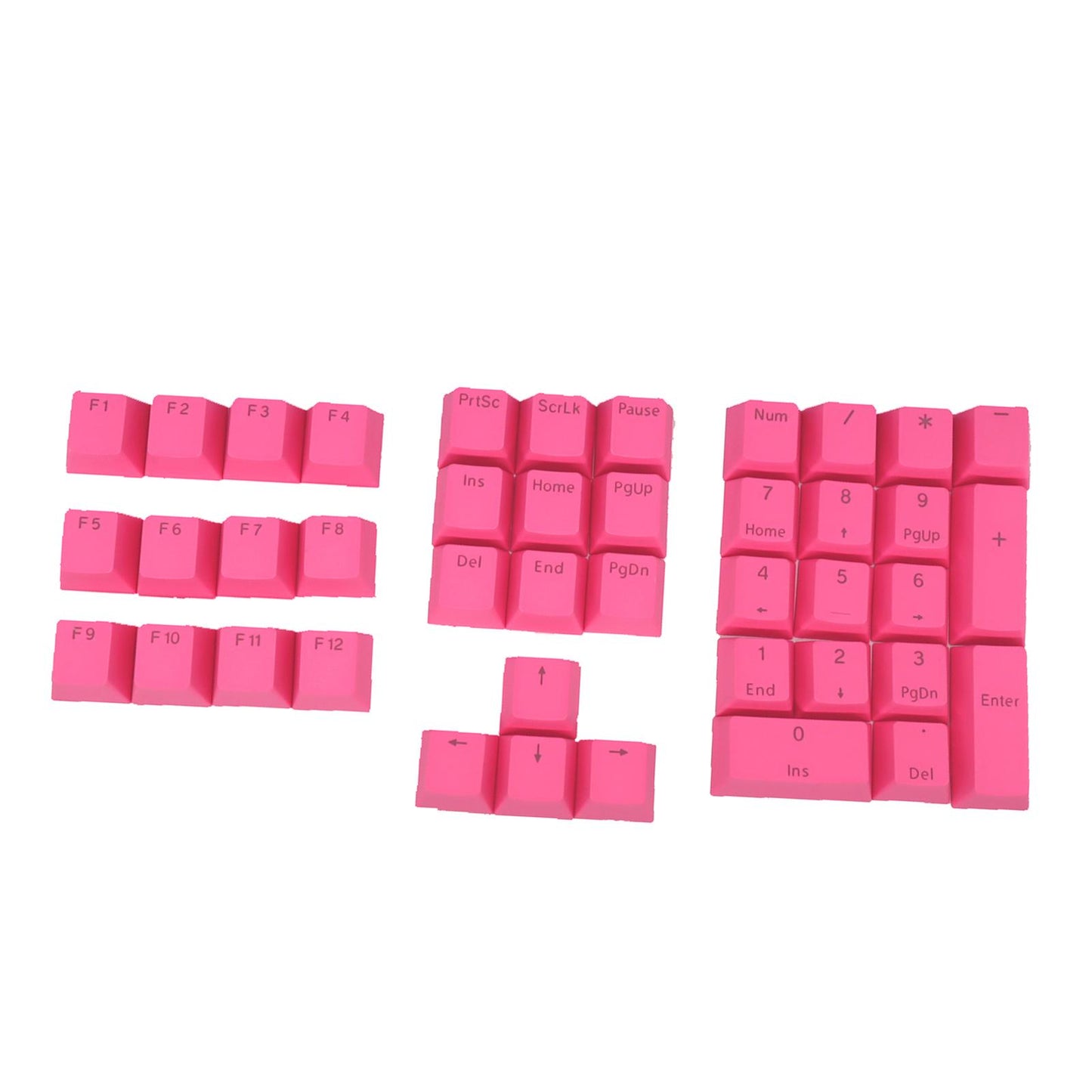 DIY PBT Key Caps Cover Kit for Cherry Mechanical Keyboard 42 Keycaps Pink