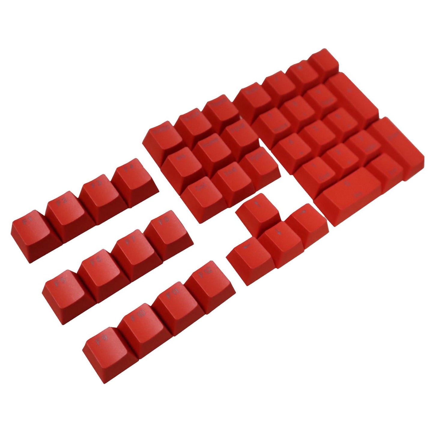 DIY PBT Key Caps Cover Kit for Cherry Mechanical Keyboard 42 Keycaps Red