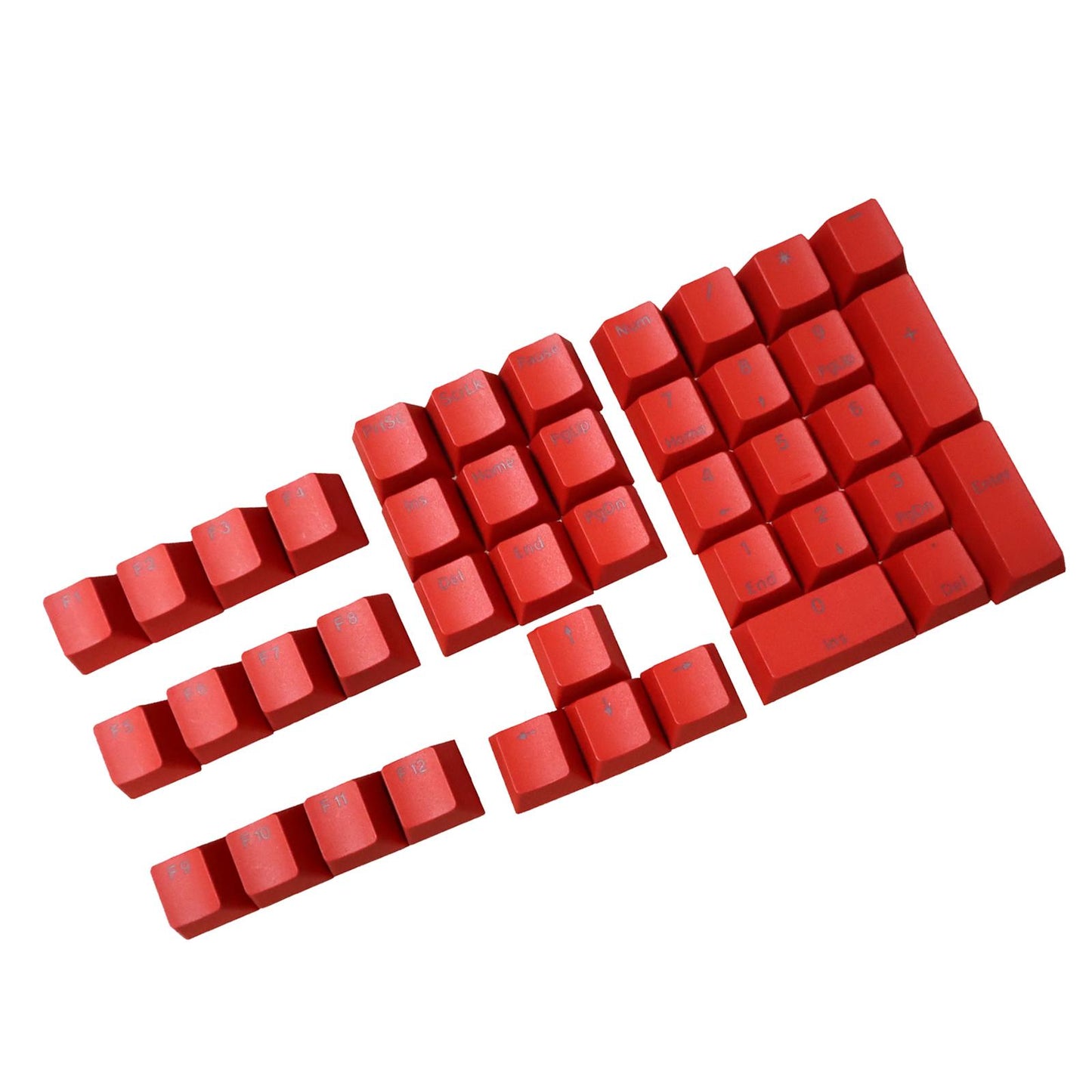 DIY PBT Key Caps Cover Kit for Cherry Mechanical Keyboard 42 Keycaps Red