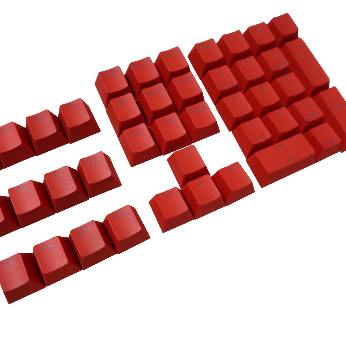 DIY PBT Key Caps Cover Kit for Cherry Mechanical Keyboard 42 Keycaps Red