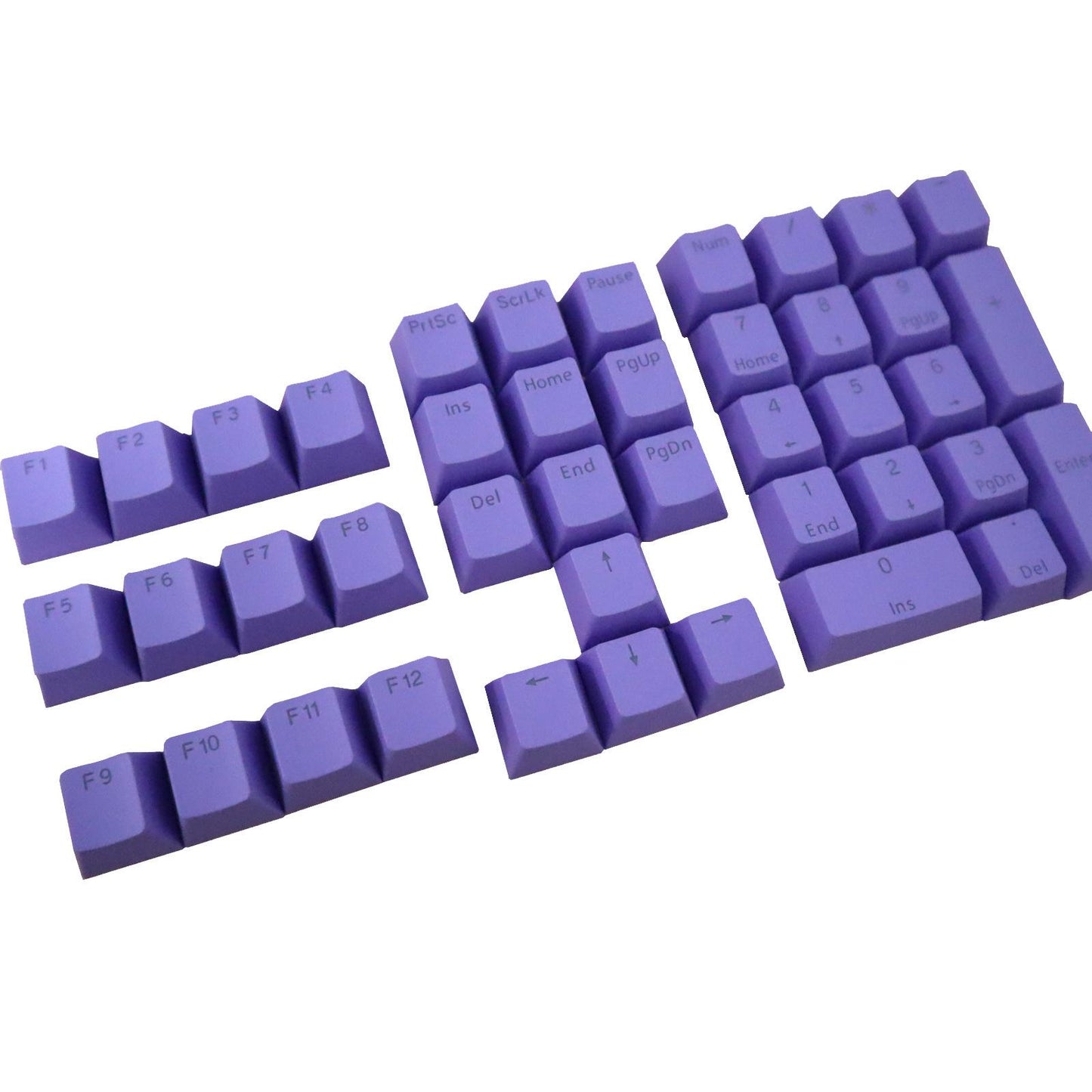 DIY PBT Key Caps Cover Kit for Cherry Mechanical Keyboard 42 Keycaps Purple