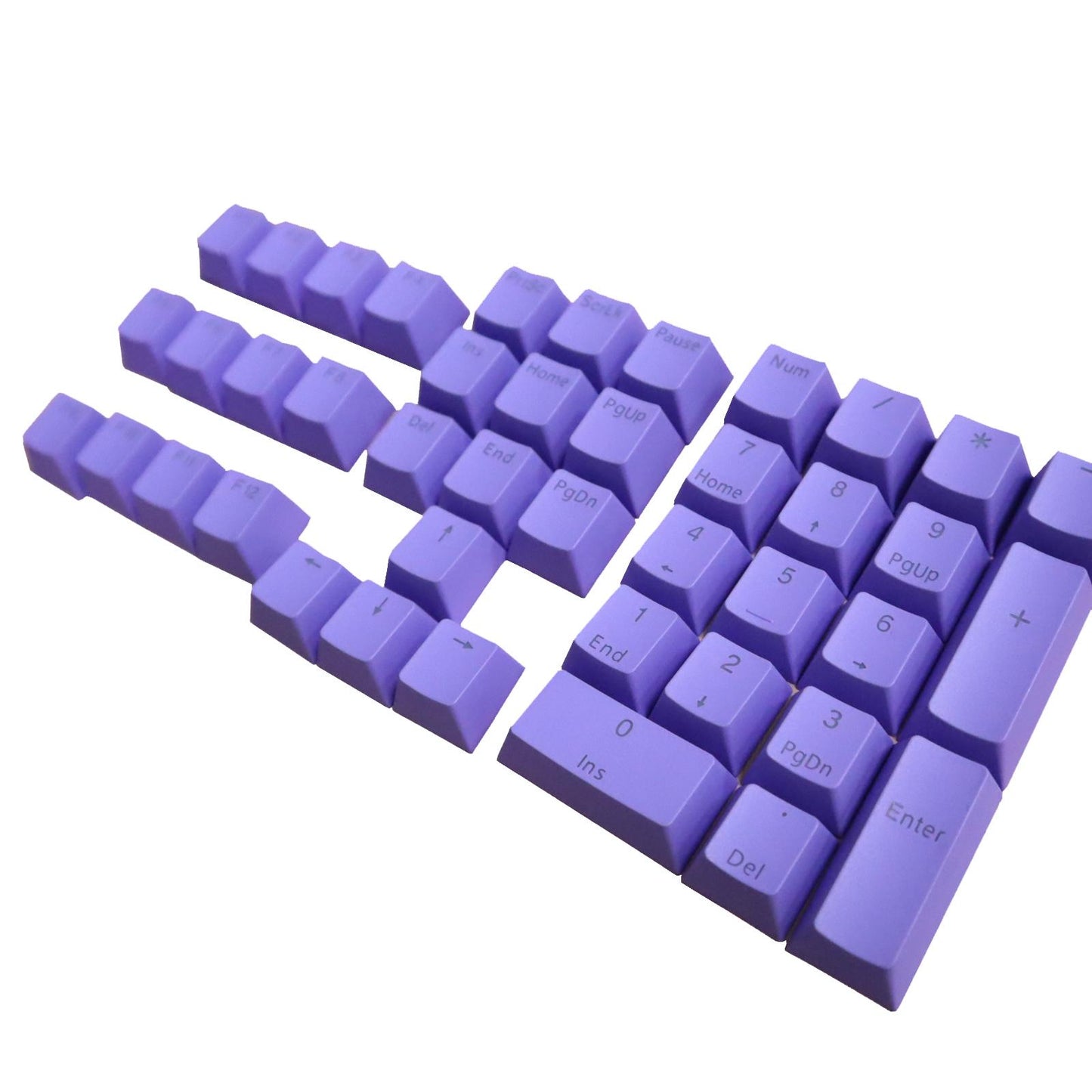 DIY PBT Key Caps Cover Kit for Cherry Mechanical Keyboard 42 Keycaps Purple
