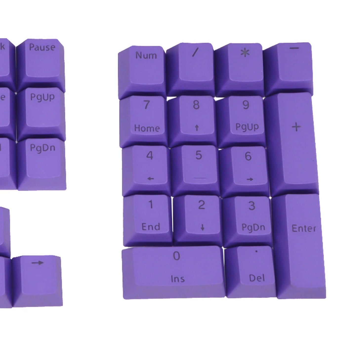 DIY PBT Key Caps Cover Kit for Cherry Mechanical Keyboard 42 Keycaps Purple