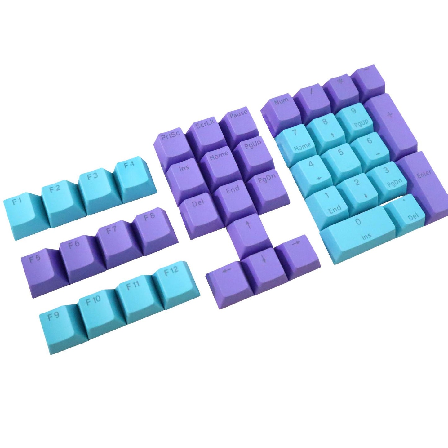 DIY PBT Key Caps Cover Kit for Cherry Mechanical Keyboard 42 Keycaps Mix