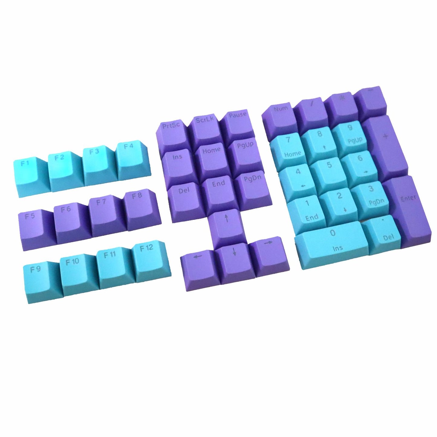 DIY PBT Key Caps Cover Kit for Cherry Mechanical Keyboard 42 Keycaps Mix
