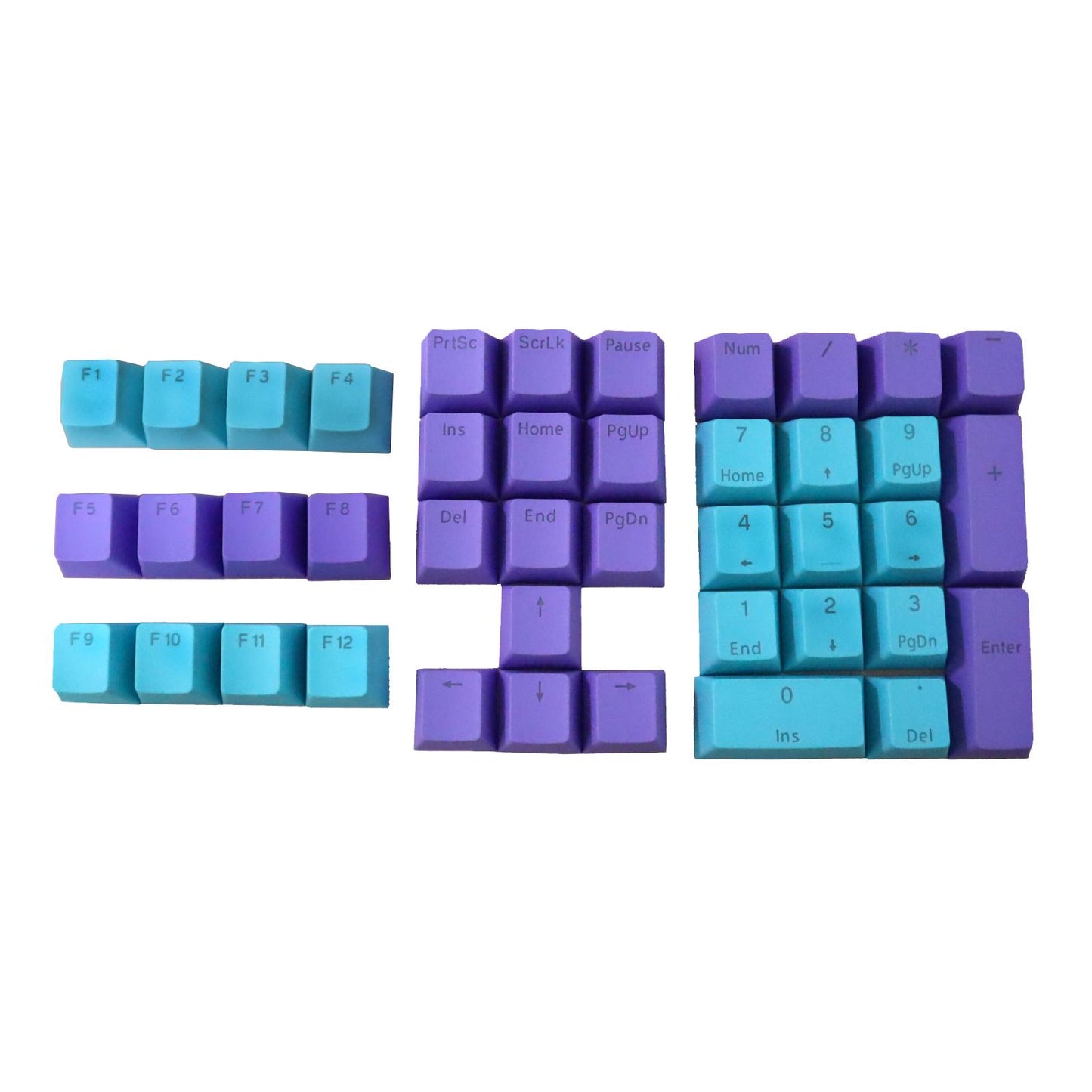 DIY PBT Key Caps Cover Kit for Cherry Mechanical Keyboard 42 Keycaps Mix