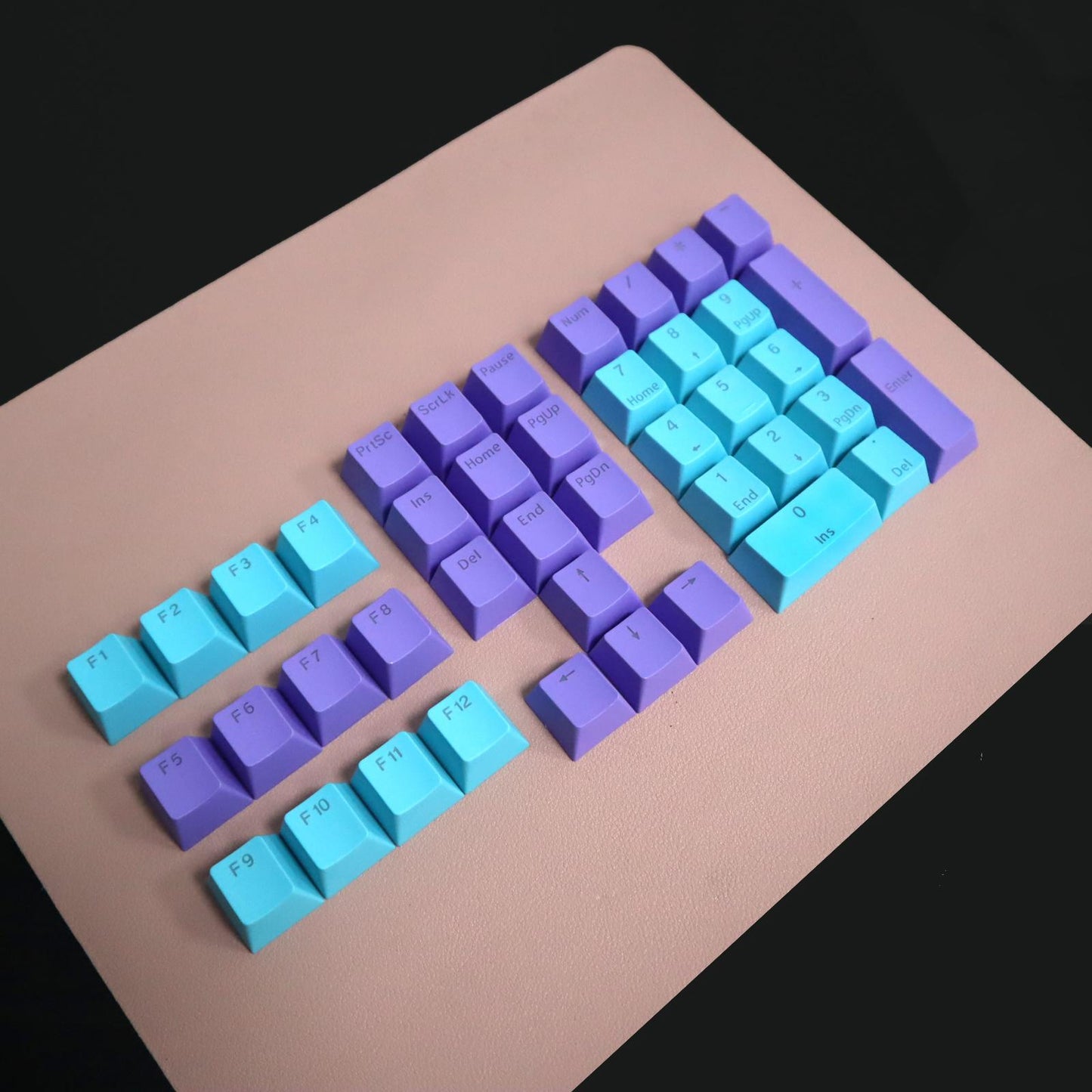 DIY PBT Key Caps Cover Kit for Cherry Mechanical Keyboard 42 Keycaps Mix