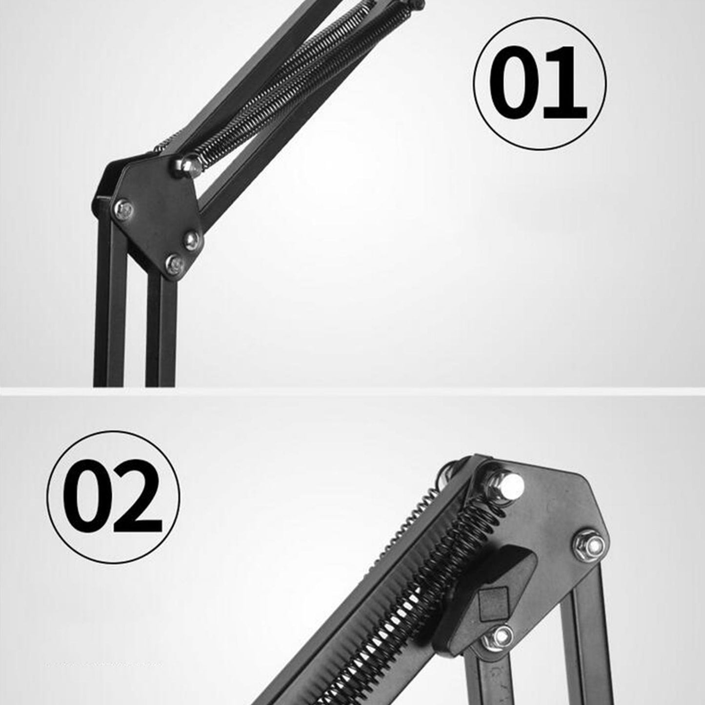 Adjustable Phone Holder for Live Stream Makeup Live Broadcast Webcam Set A